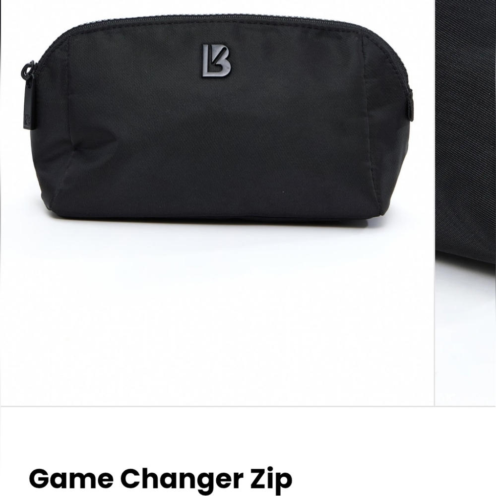 Buffbunny Black Gamechanger Zip Pouch NWT